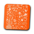 Philly Icons (Orange) - Coasters
