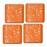 Philly Icons (Orange) - Coasters