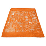 Philly Icons (Orange) - Fleece Blanket