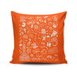 Philly Icons (Orange) - Throw Pillow