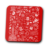 Philly Icons (Red) - Coasters