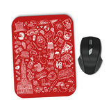 Philly Icons (Red) - Mousepad