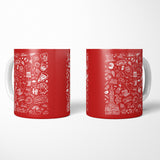 Philly Icons (Red) - Mug