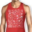 Philly Icons (Red) - Tank Top