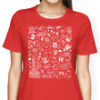 Philly Icons (Red) - Women's Apparel