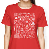 Philly Icons (Red) - Women's Apparel