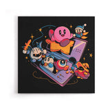 Pink Blob Game - Canvas Print