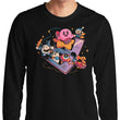 Pink Blob Game - Long Sleeve T-Shirt