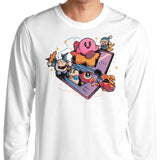 Pink Blob Game - Long Sleeve T-Shirt