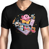 Pink Blob Game - Men's V-Neck