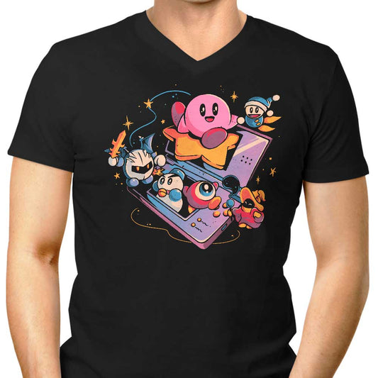 Pink Blob Game - Men's V-Neck