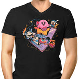 Pink Blob Game - Men's V-Neck