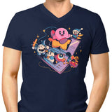 Pink Blob Game - Men's V-Neck