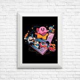 Pink Blob Game - Posters & Prints