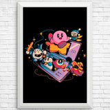 Pink Blob Game - Posters & Prints