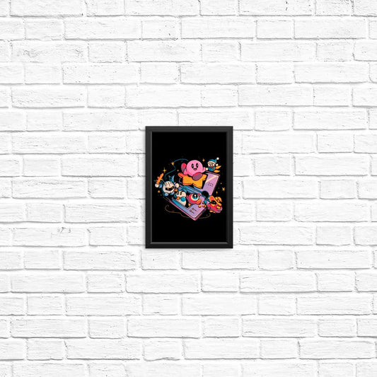 Pink Blob Game - Posters & Prints