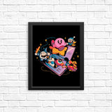 Pink Blob Game - Posters & Prints