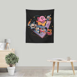 Pink Blob Game - Wall Tapestry
