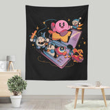 Pink Blob Game - Wall Tapestry