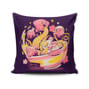 Pink Bowl - Throw Pillow