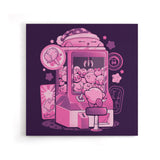 Pink Claw Machine - Canvas Print
