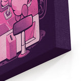 Pink Claw Machine - Canvas Print