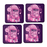 Pink Claw Machine - Coasters