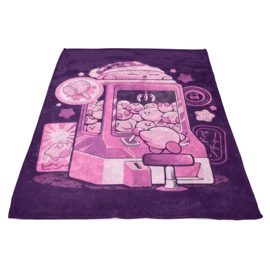 Pink Claw Machine - Fleece Blanket