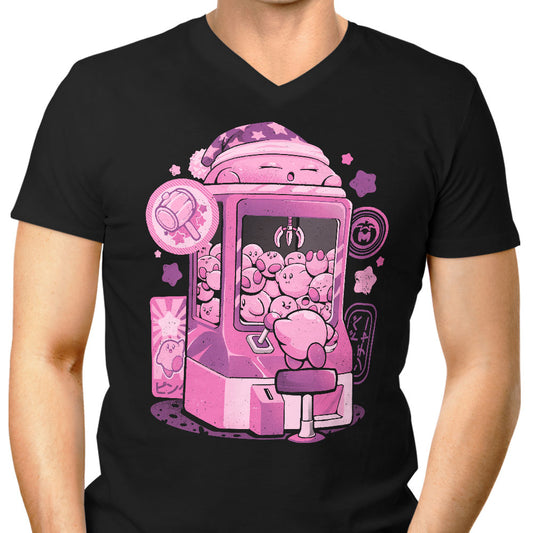 Pink Claw Machine - Men's V-Neck
