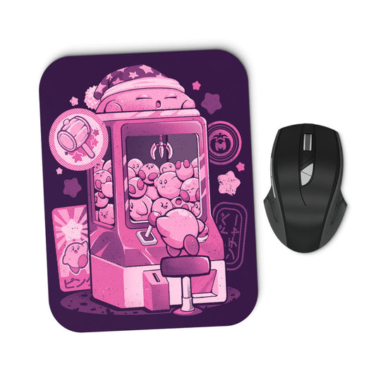 Pink Claw Machine - Mousepad