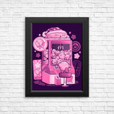 Pink Claw Machine - Posters & Prints