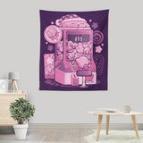 Pink Claw Machine - Wall Tapestry