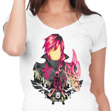 Pink Lightning - Women's V-Neck