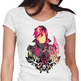 Pink Lightning - Women's V-Neck
