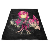 Pink Lightning - Fleece Blanket