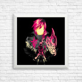 Pink Lightning - Posters & Prints