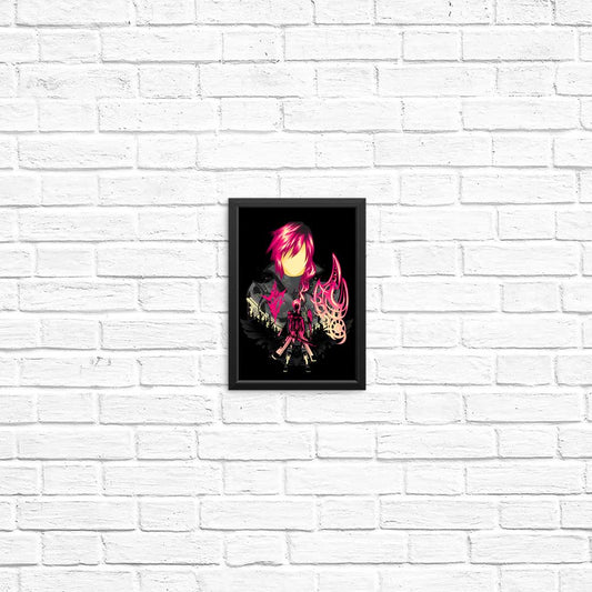 Pink Lightning - Posters & Prints