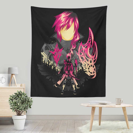 Pink Lightning - Wall Tapestry