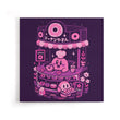 Pink Puff Donuts - Canvas Print