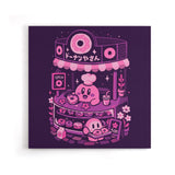 Pink Puff Donuts - Canvas Print