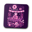 Pink Puff Donuts - Coasters