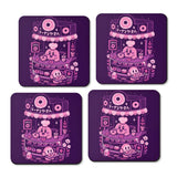 Pink Puff Donuts - Coasters