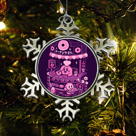 Pink Puff Donuts - Ornament