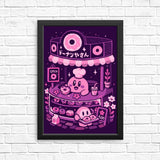Pink Puff Donuts - Posters & Prints