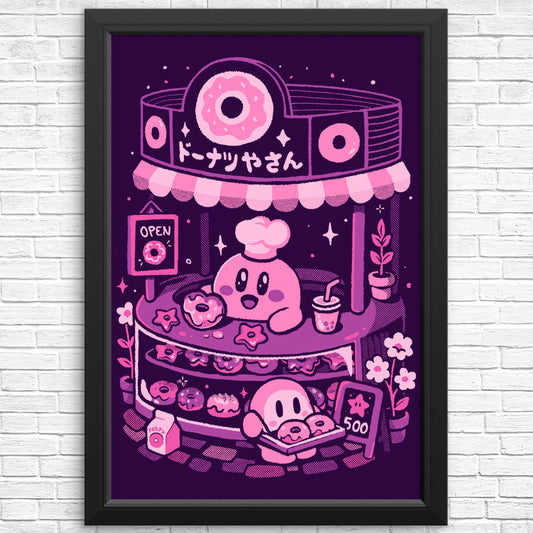 Pink Puff Donuts - Posters & Prints