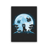 Pixel Moon - Canvas Print