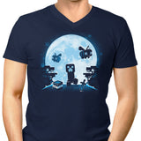 Pixel Moon - Men's V-Neck