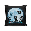 Pixel Moon - Throw Pillow