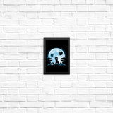 Pixel Moon - Posters & Prints