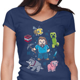 Pixel World - Women's V-Neck